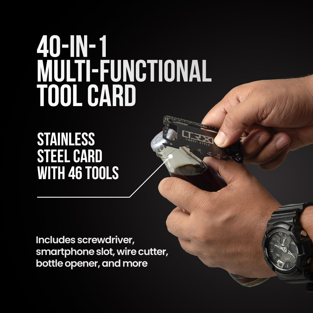 40 in 1 Multi-Functional Tool Card